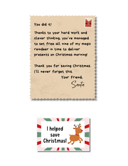 Reindeer Rescue: A Christmas Math Escape Adventure
