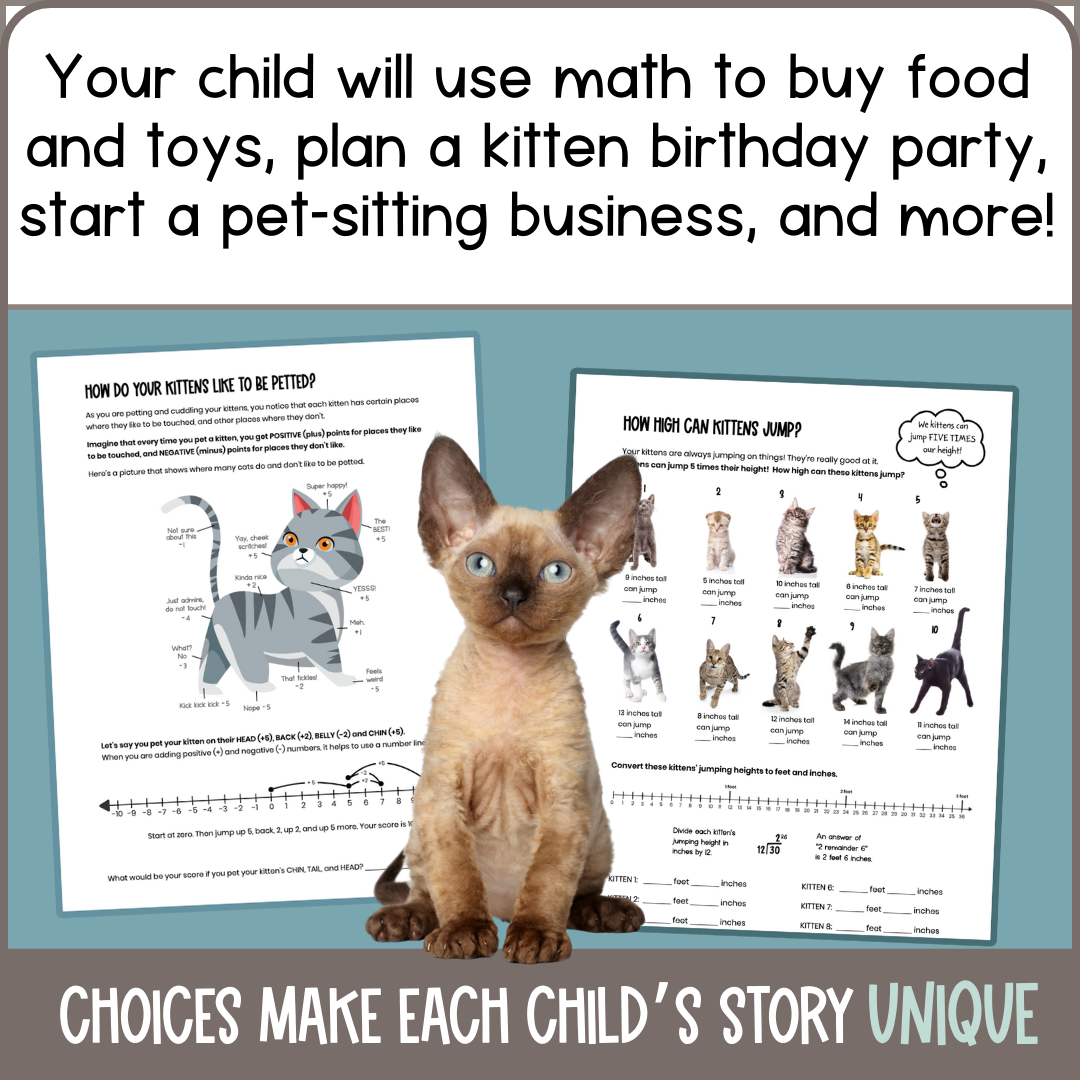 Kitten Math 2: A purr-fectly adorable fun math workbook