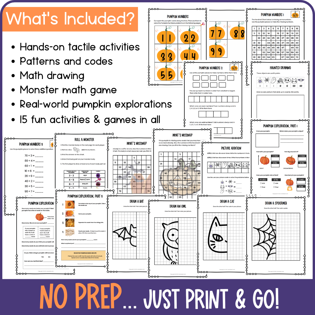 Halloween Math [ages 6-7]