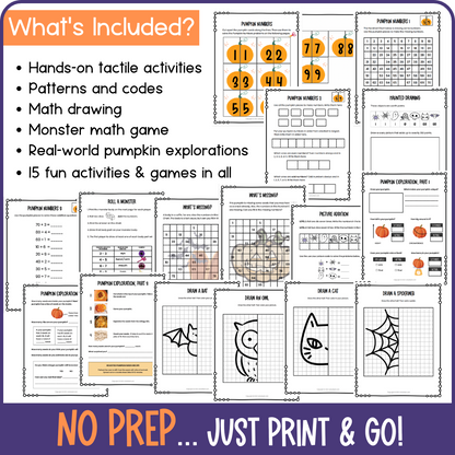 Halloween Math [ages 6-7]