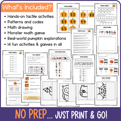 Halloween Math [ages 8-9]