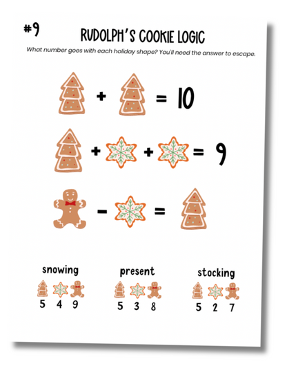 Reindeer Rescue: A Christmas Math Escape Adventure