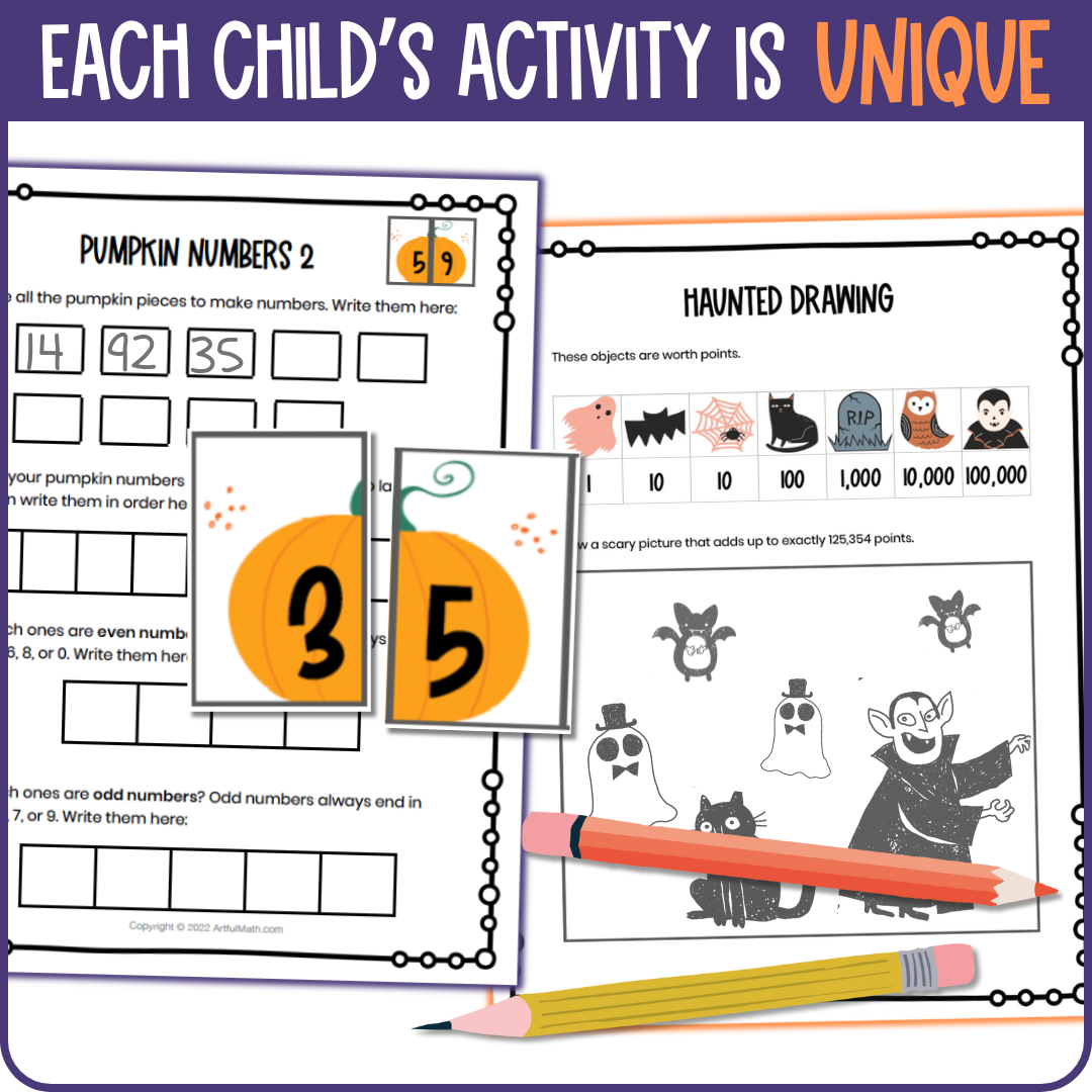 Halloween Math [ages 8-9]