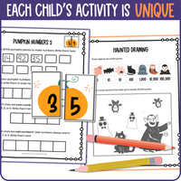 Halloween Math [ages 8-9)