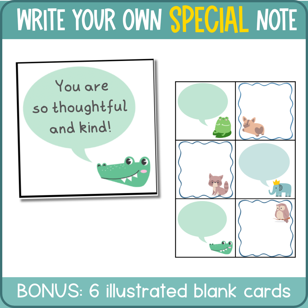 Growth Mindset Lunchbox Notes