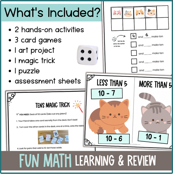 Make Ten: Hands-On Math Activities, Art, and Games