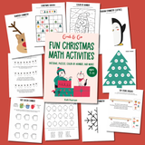 Christmas Math Bundle [Grab & Go Christmas Math + Reindeer Rescue Escape Room]