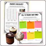 Valentine's Math Project: Chocolate Shop