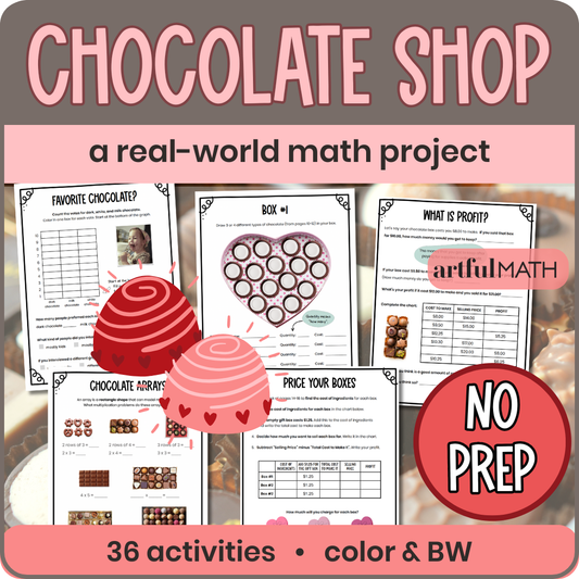 Chocolate Shop: A Real-World Valentine Math Project