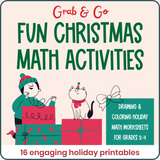 Christmas Math Activities: Patterns, Puzzles, Color-By-Number and More!