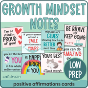 Growth Mindset Lunchbox Notes