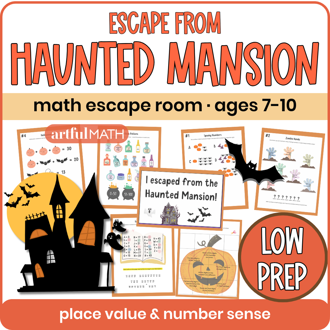 Bad Math Math Mansion Escape From Haunted Mansion: A Spooky Math Adventure