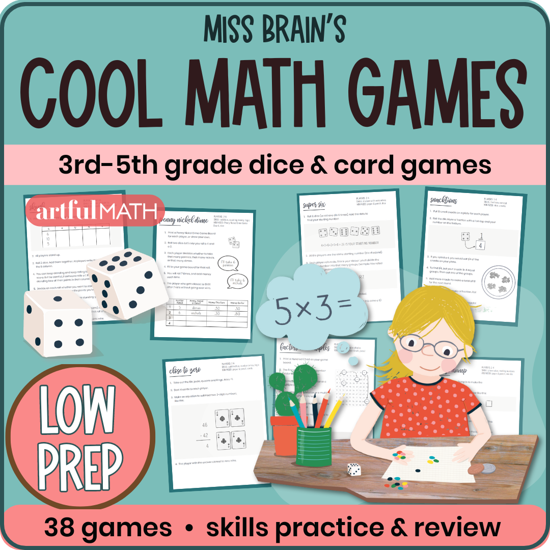 Miss Brain's Cool Math Games [grades 35]