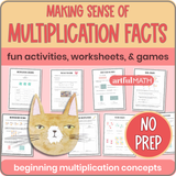 Intro to Multiplication: Making Sense of Multiplication Facts