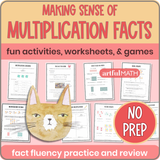 Making Sense of Multiplication Facts