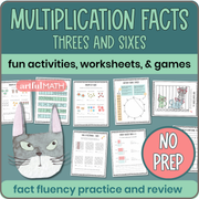 Multiplication Facts x3 x6