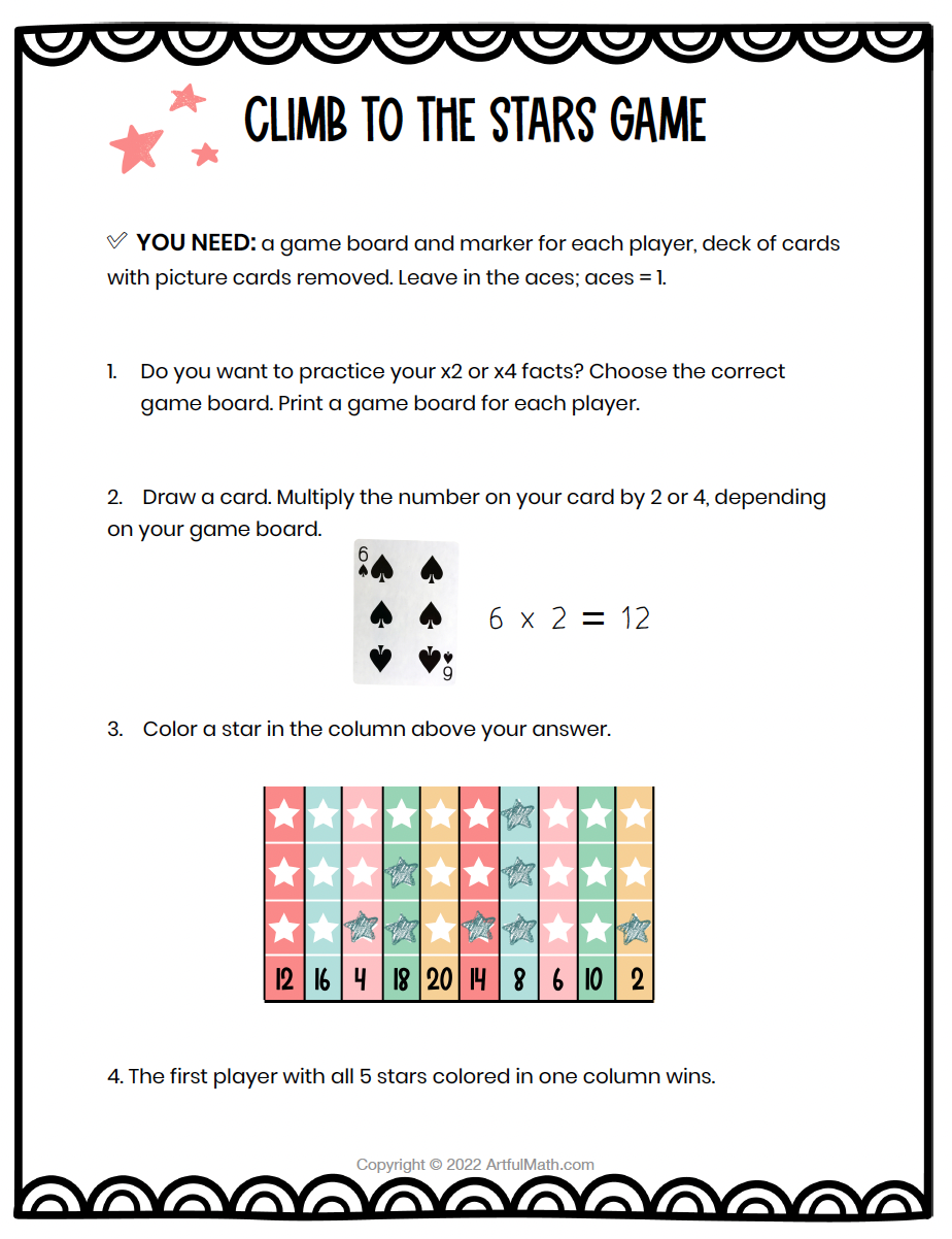 Multiplication Facts x9