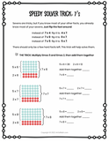 Multiplication Facts x7 x8