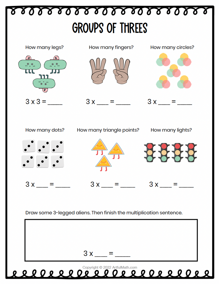 Multiplication Facts x3 x6