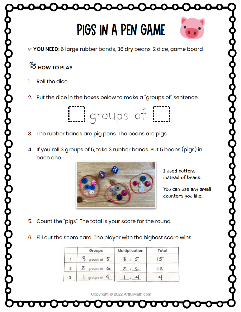 Intro to Multiplication: Making Sense of Multiplication Facts