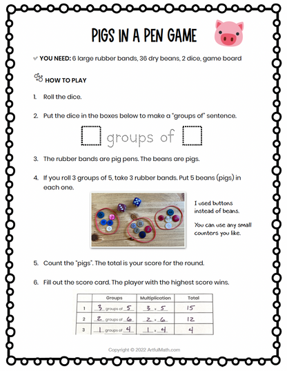 Intro to Multiplication: Making Sense of Multiplication Facts