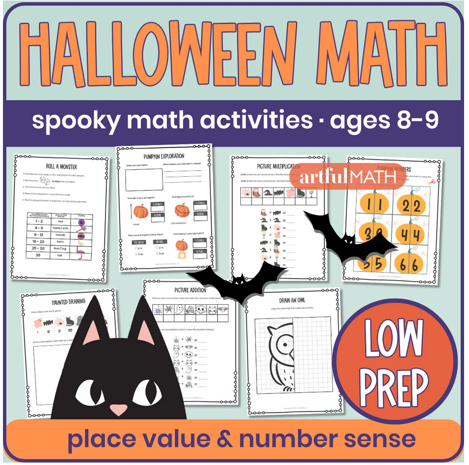 Halloween Math [ages 8-9]