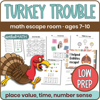 Turkey Trouble: A Thanksgiving Math Escape Adventure