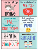 Growth Mindset Lunchbox Notes