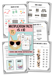 Multiplication Facts BUNDLE [212 PAGES]