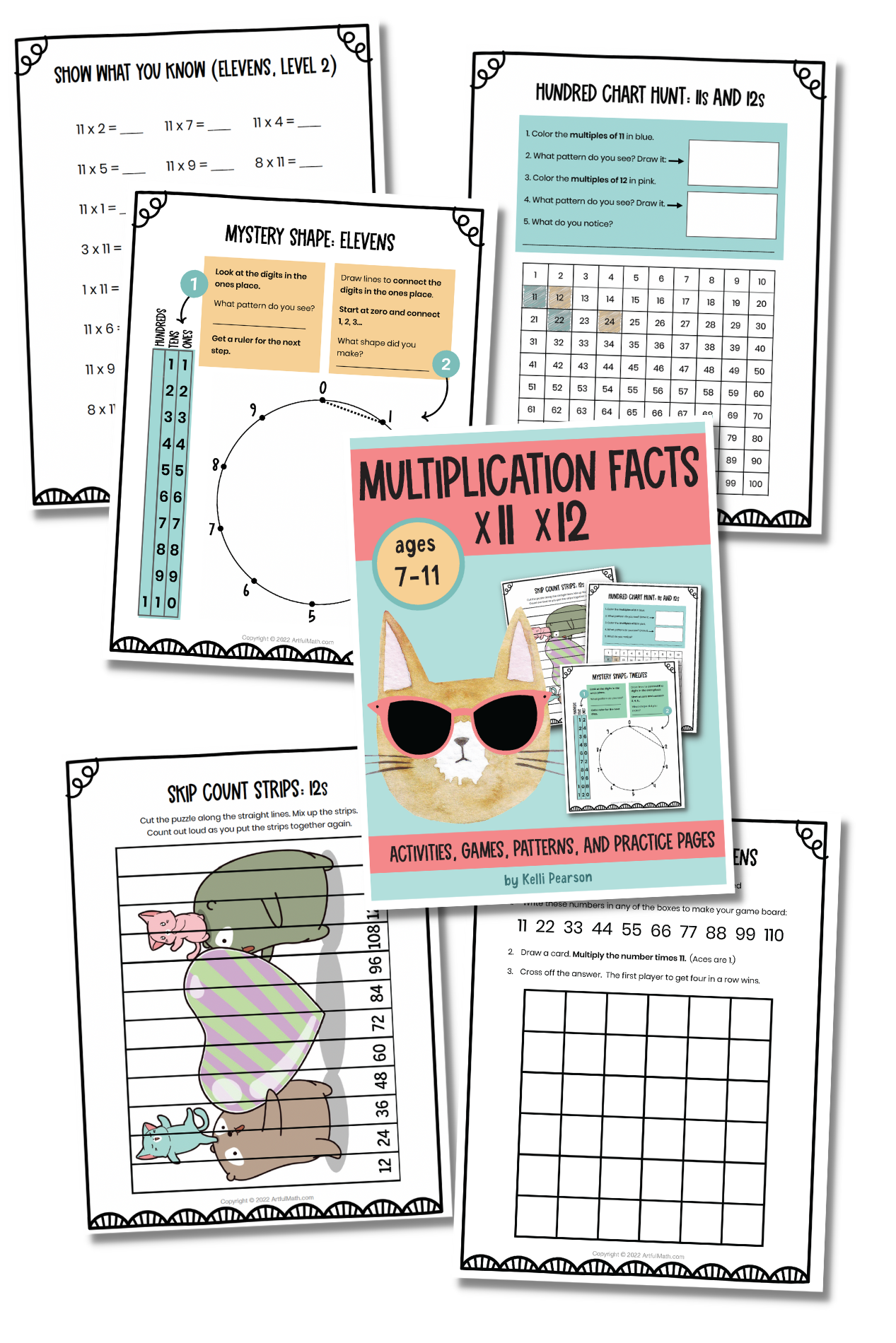 Multiplication Facts x11 x12