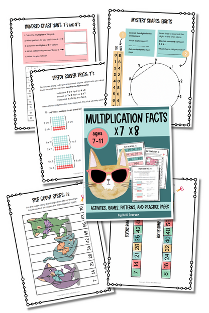 Multiplication Facts x7 x8