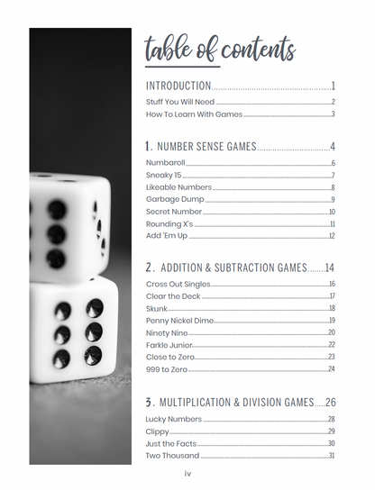 Miss Brain's Cool Math Games [grades 3-5]